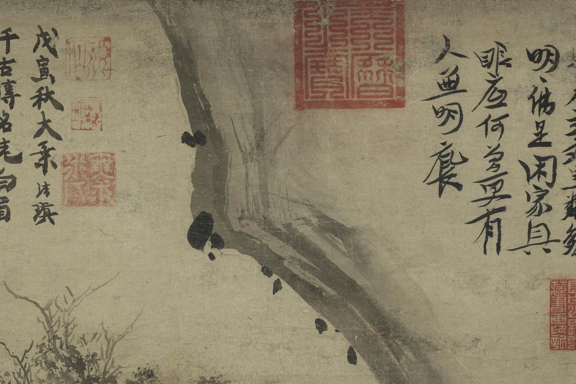 传五代石恪《应真画像》局部 (3)