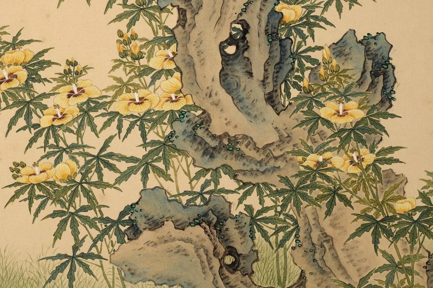 杨大章《仿刁光胤写生册》局部图 (3)