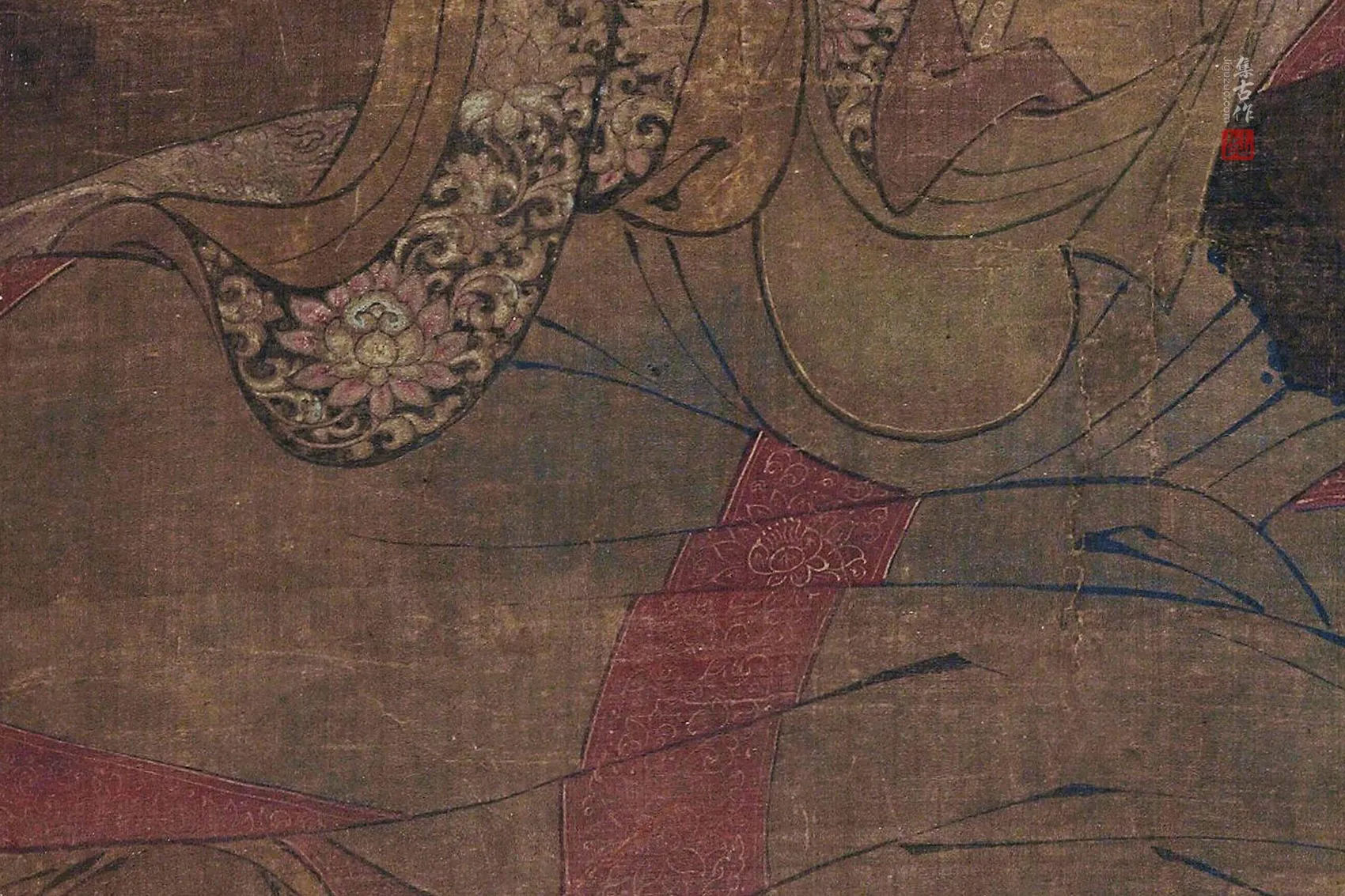 传吴道子《罗汉图》局部 (4)