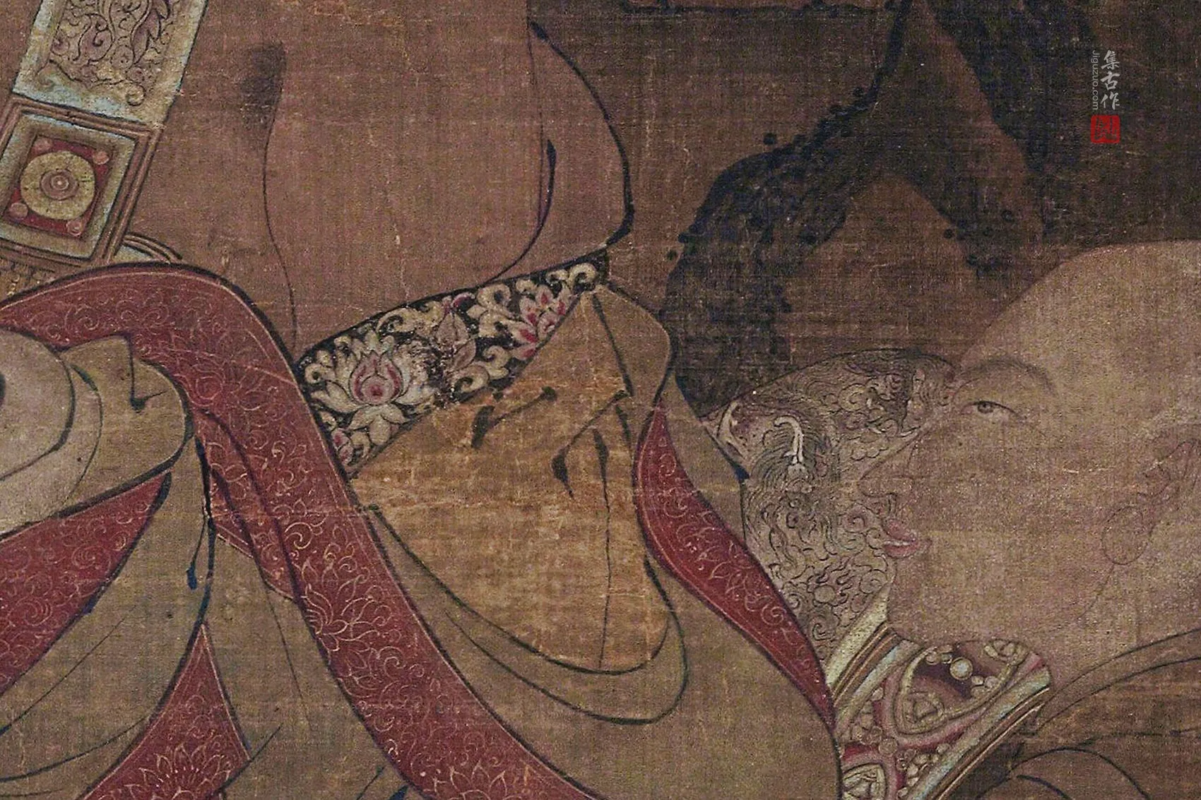 传吴道子《罗汉图》局部 (2)