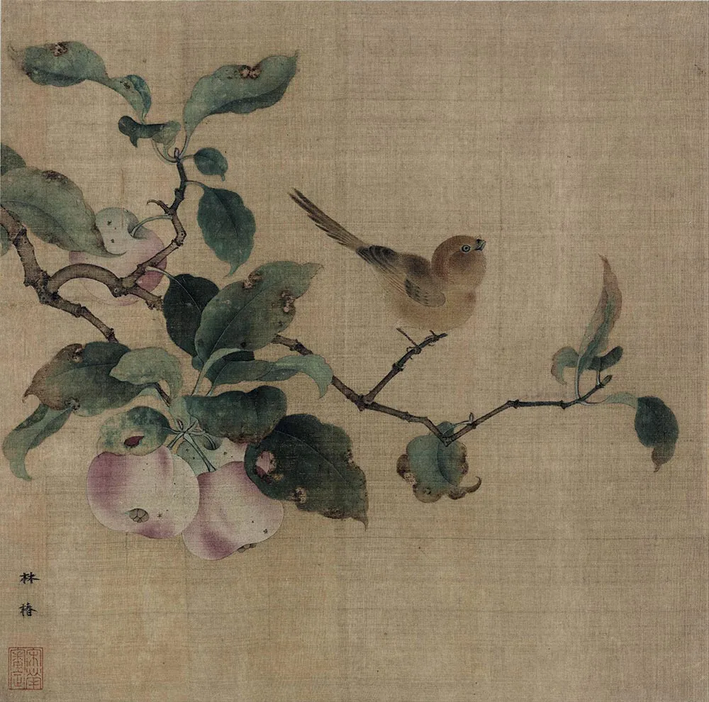南宋林椿《果熟来禽图》页