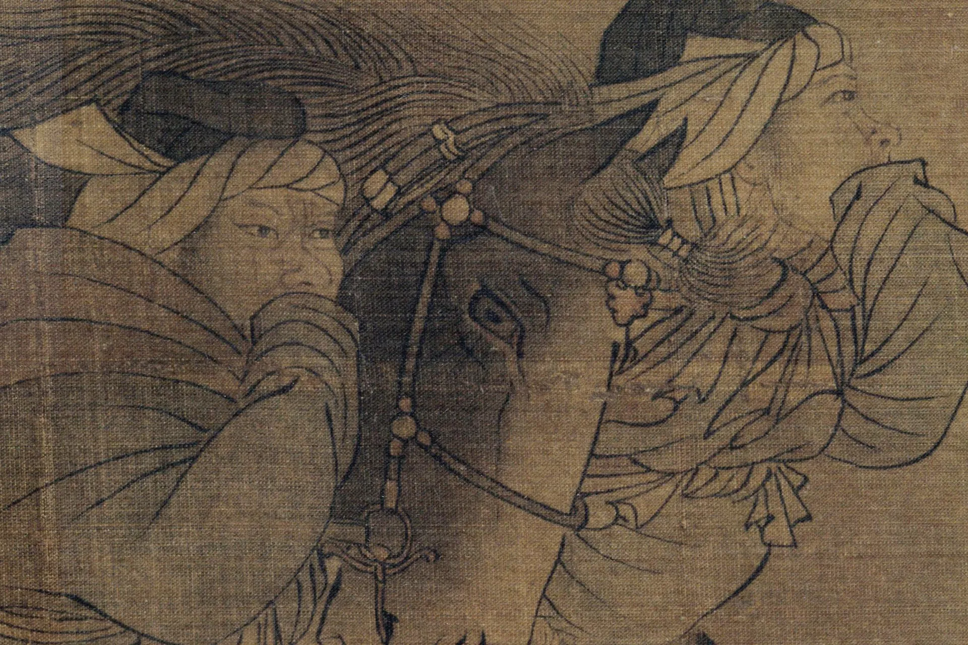 金代张瑀《文姬归汉图》高清大图局部 (6)