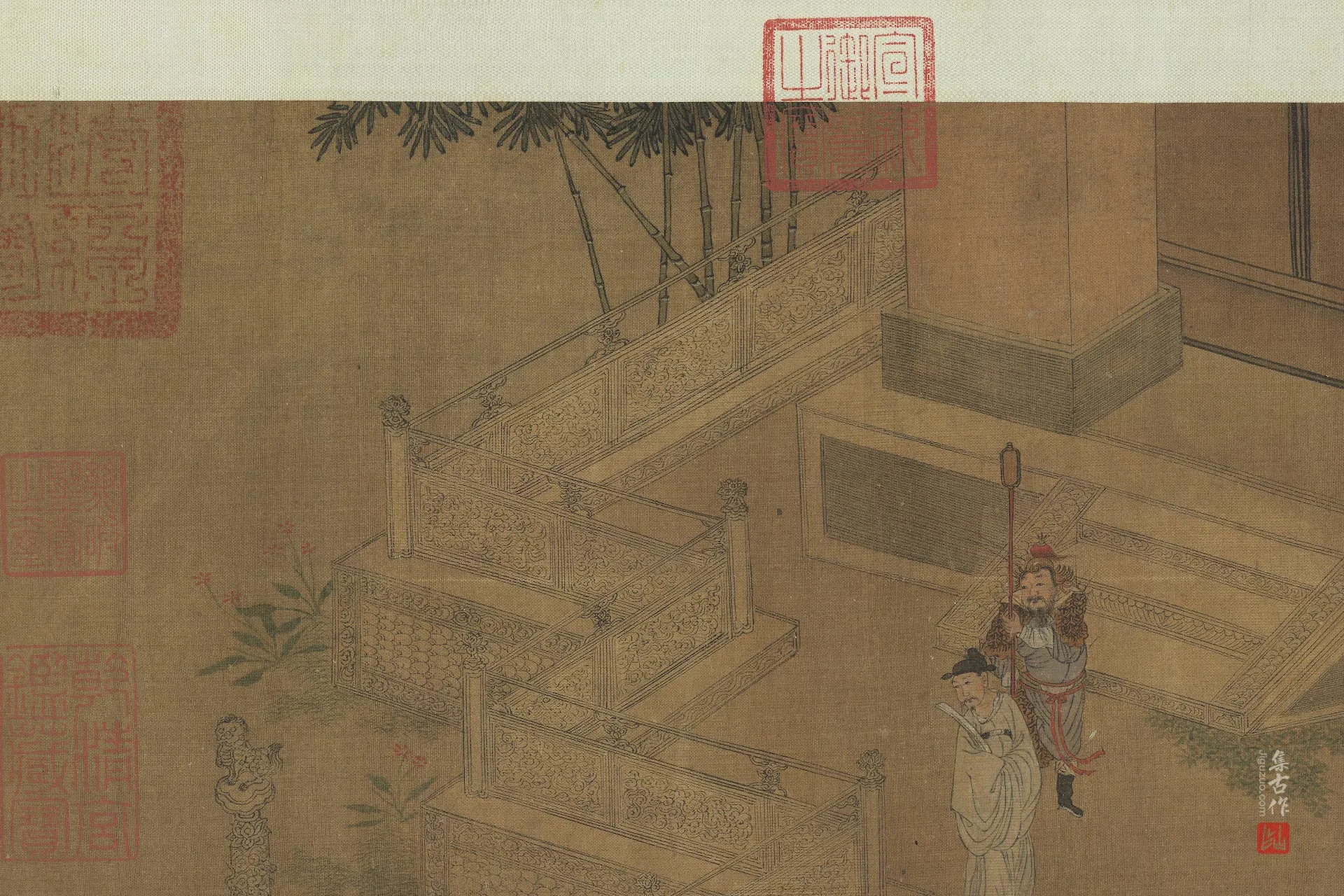 传郭忠恕《金门应诏图》局部 (2)