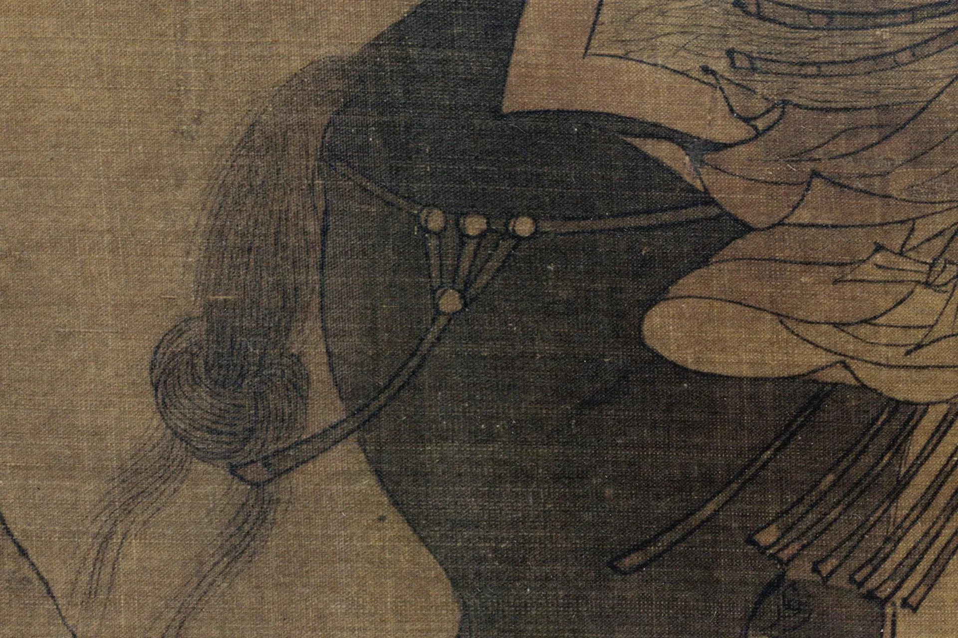 金代张瑀《文姬归汉图》高清大图局部 (7)