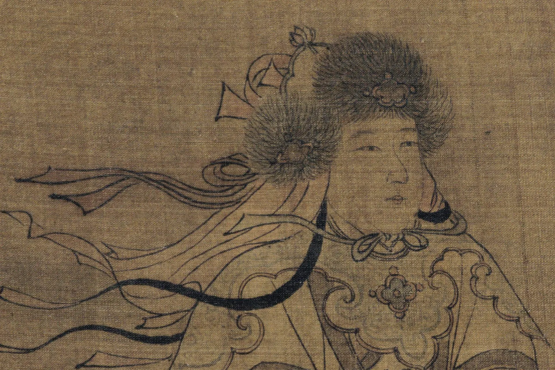 金代张瑀《文姬归汉图》高清大图局部 (5)