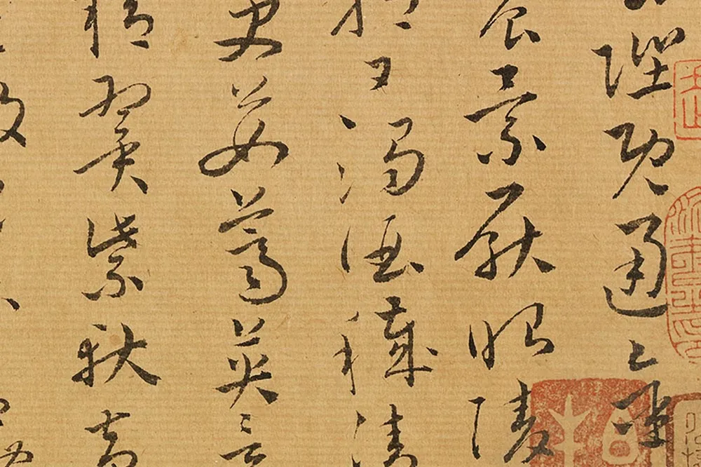 怀素《效索靖书谢诗》局部 (2)