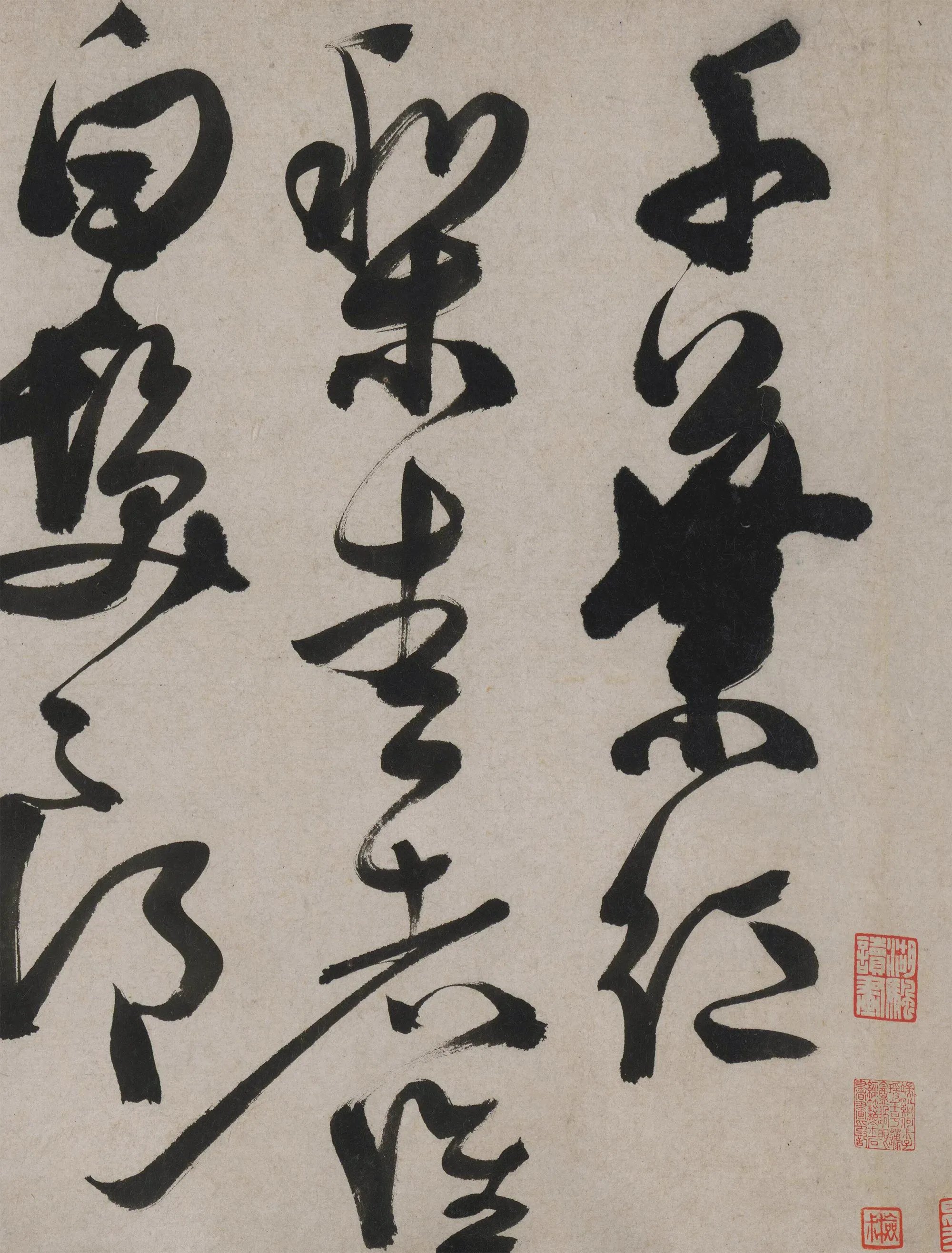 陈淳《红梨诗画卷》书画合璧局部-2