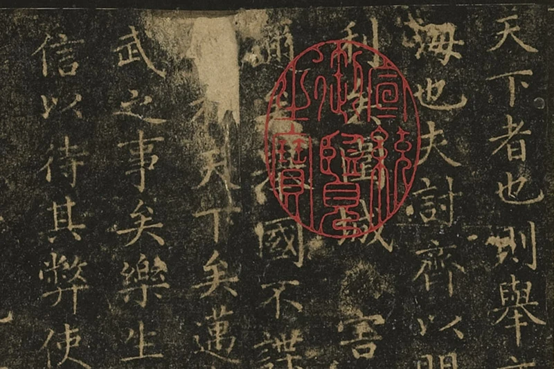 宋拓王羲之小楷书《乐毅论》局部 (5)