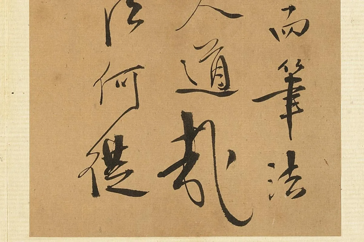 徐渭行书册页《诗帖并书评》局部 (10)