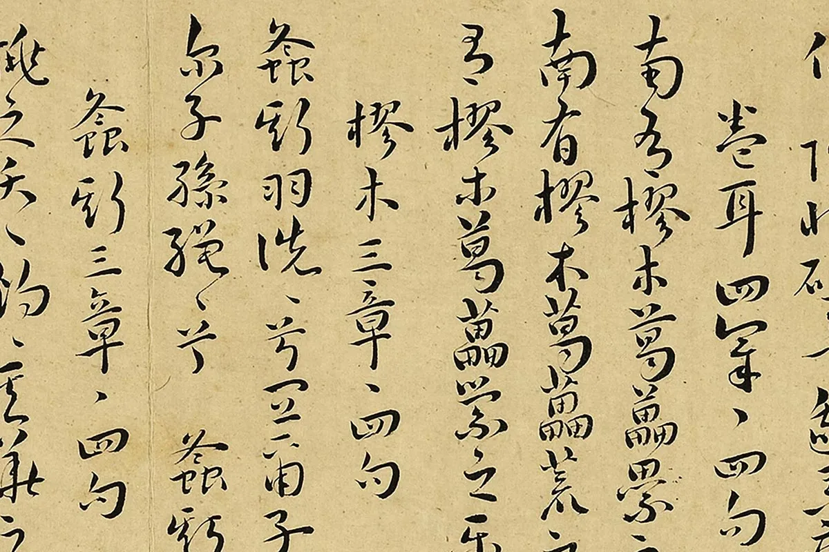 王宠真草书《书诗经二南古诗十九首》局部 (2)