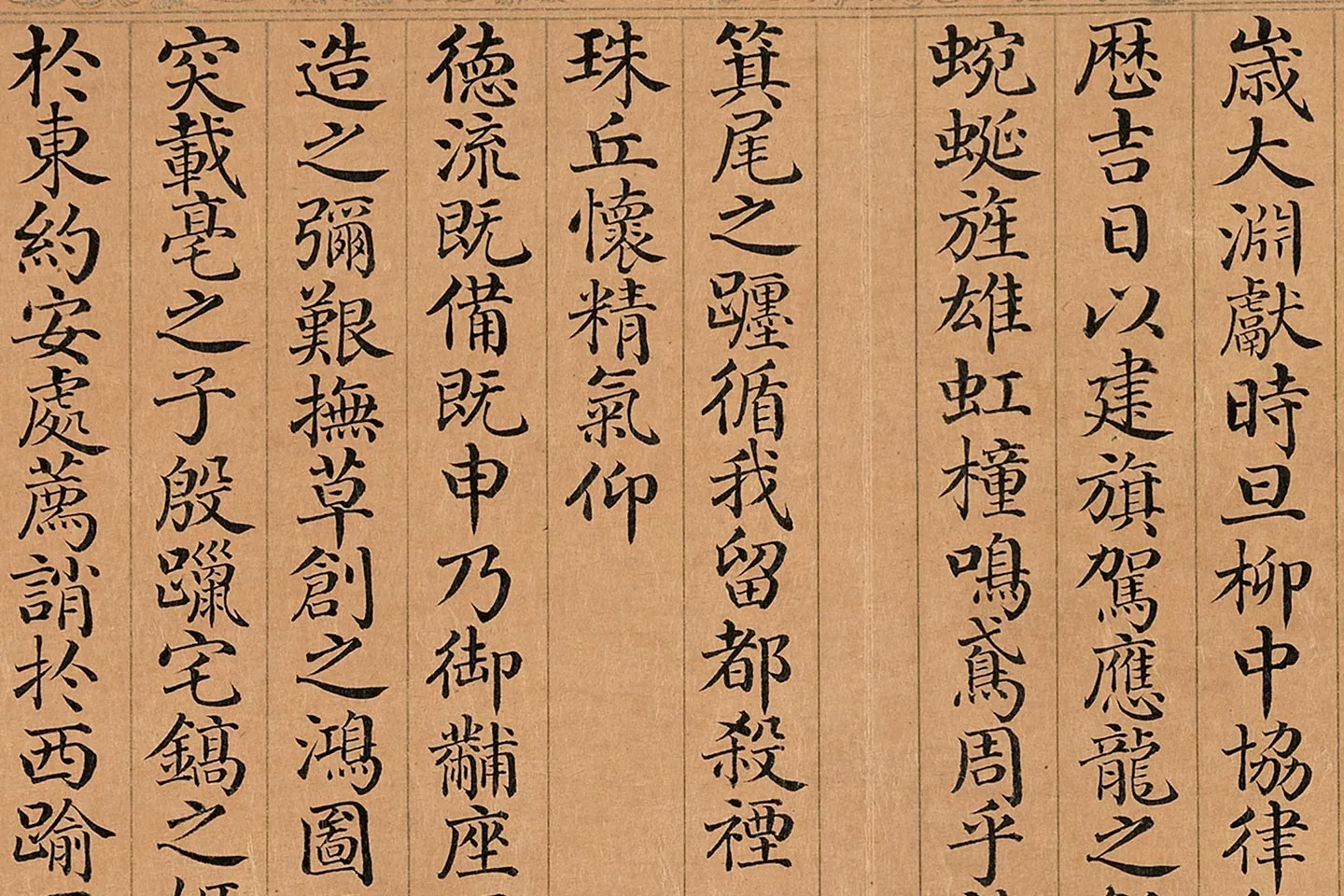 金士松小楷书《乾隆盛京赋》册局部 (2)