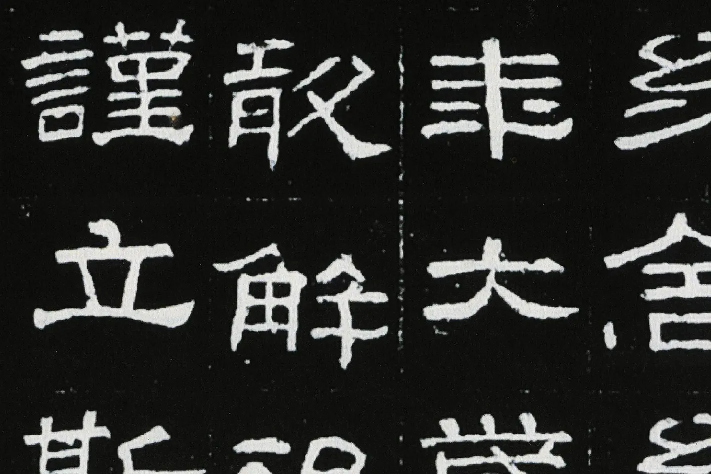 东汉隶书《肥致碑》全碑碑拓高清大图局部 (7)