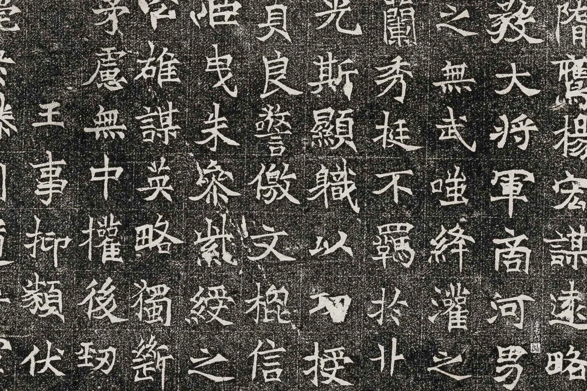 唐代《杨智积墓志》墨拓高清大图局部 (4)