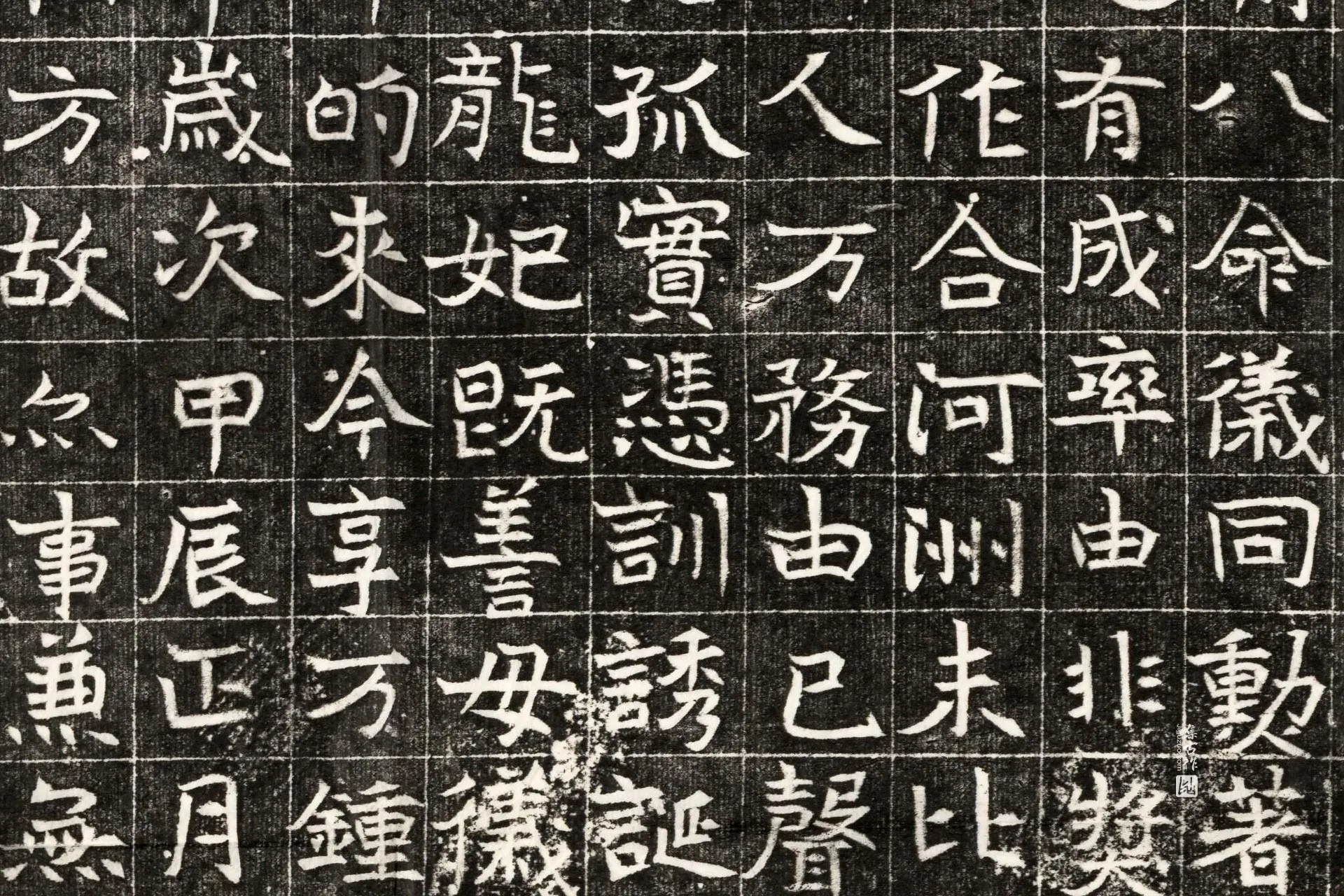 北魏《元勰妃李媛华墓志》墨拓高清大图局部 (4)