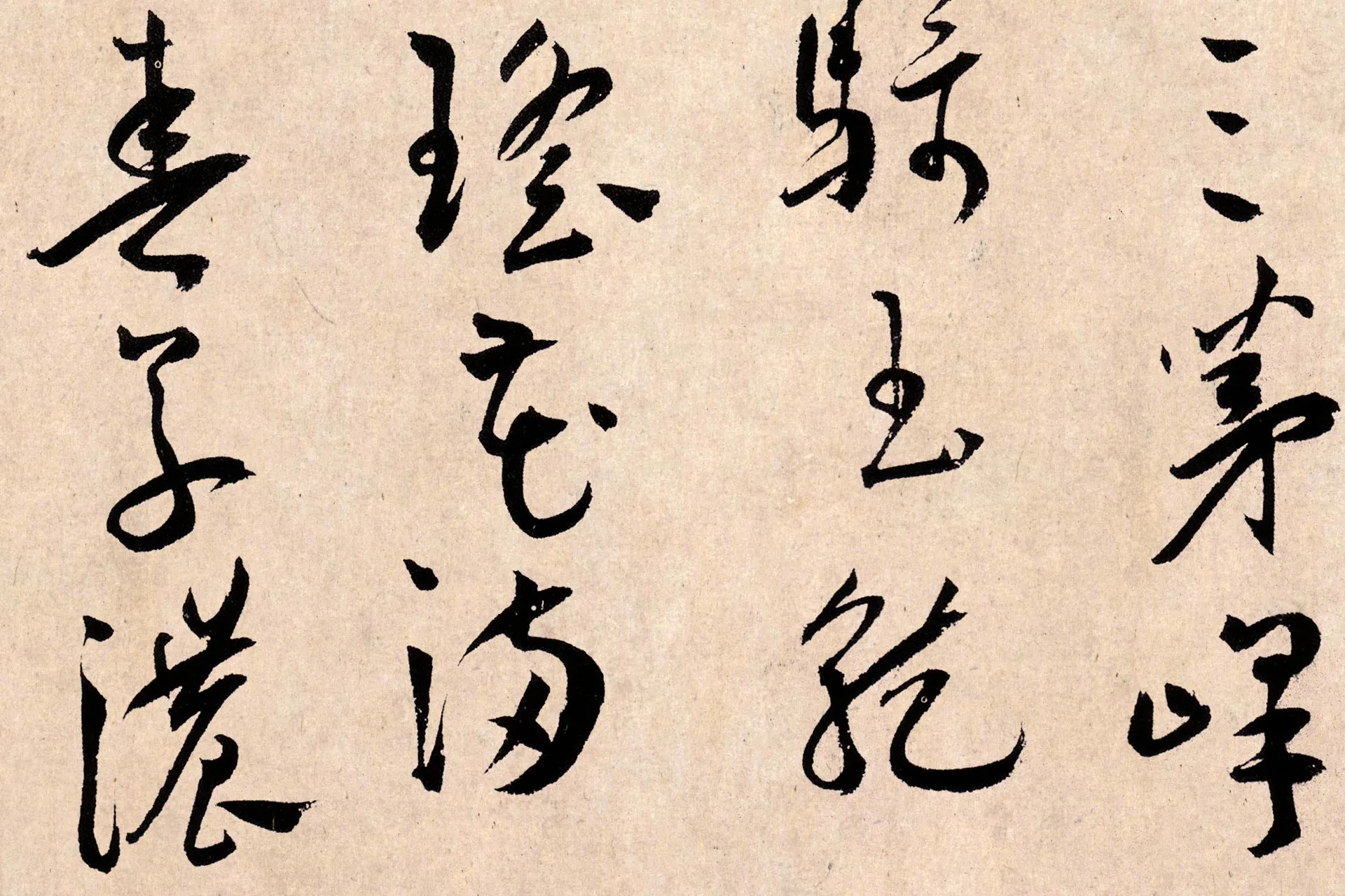 王宠《草书杂诗》高清局部 (2)