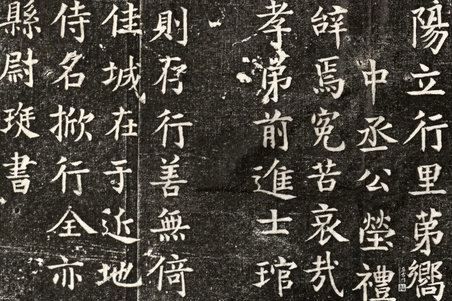 唐代《韦埙妻温瑗墓志》墨拓高清大图局部 (9)