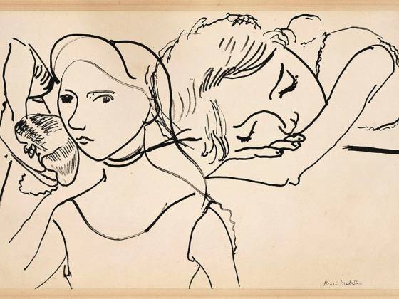 马蒂斯手稿《玛格丽特的三种姿势》