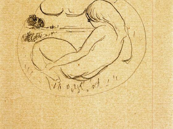 马蒂斯手稿《陶瓷设计草图》