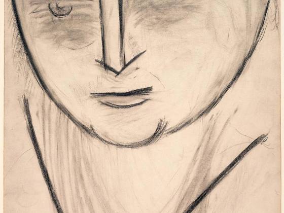 马蒂斯素描《莎拉·斯坦因的研究》