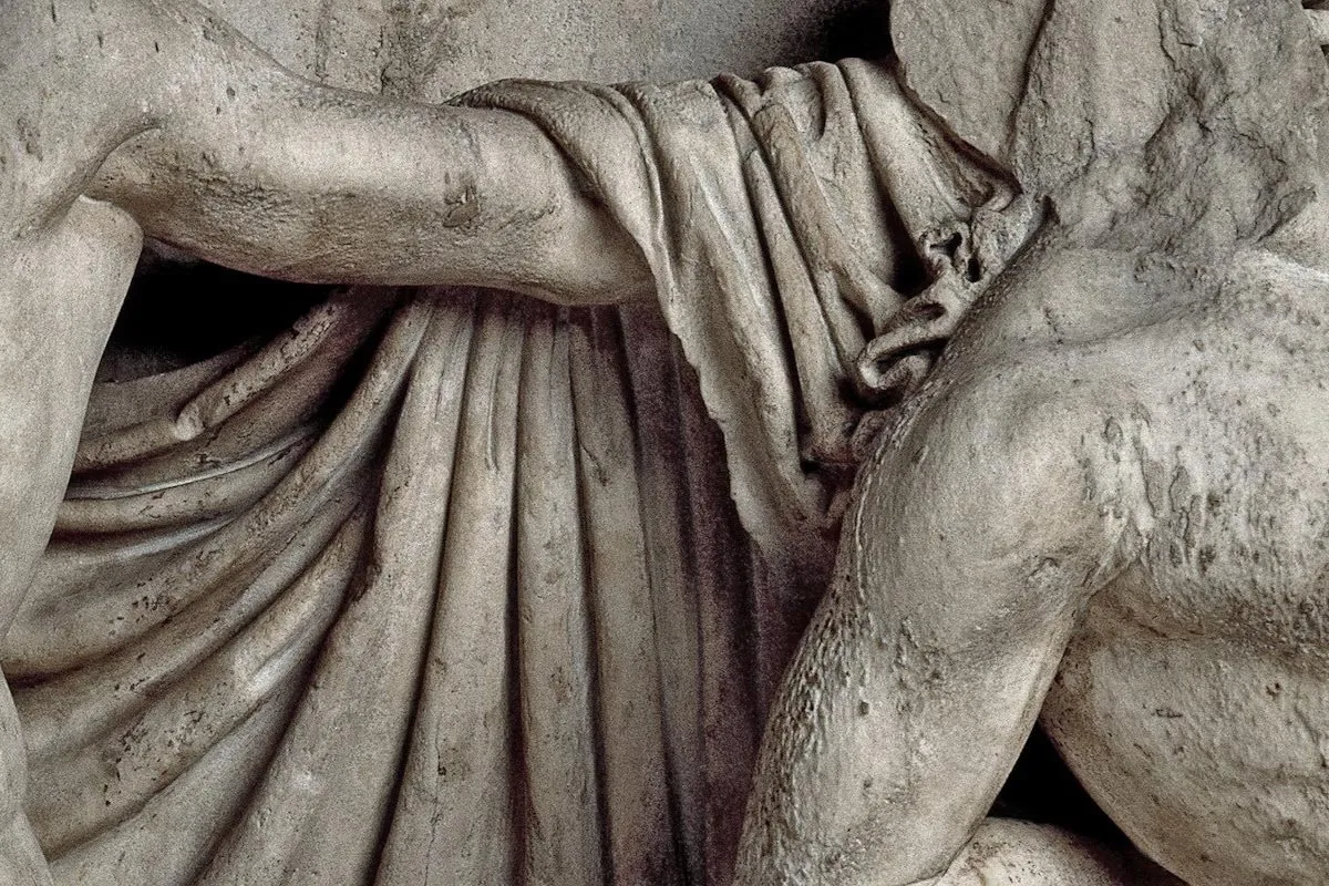 古希腊帕特农神庙雕塑局部 (1)