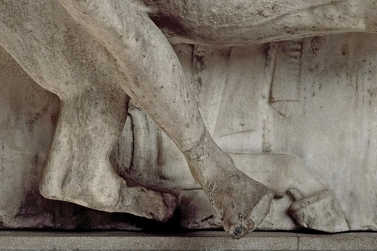 古希腊帕特农神庙雕塑局部 (2)