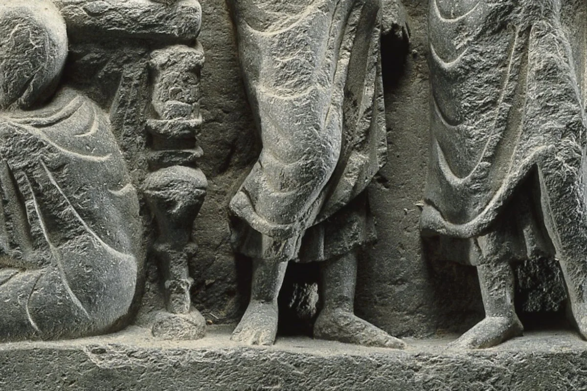 犍陀罗《摩诃涅槃》佛教浮雕局部 (2)