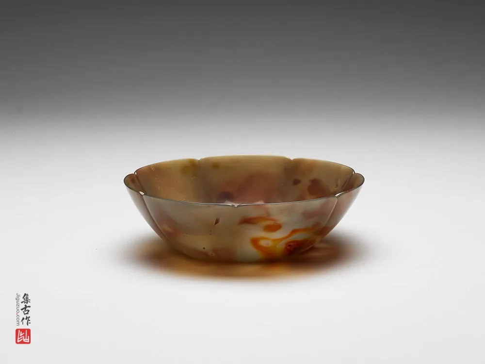 清代乾隆“玛瑙花式碗”-(1)