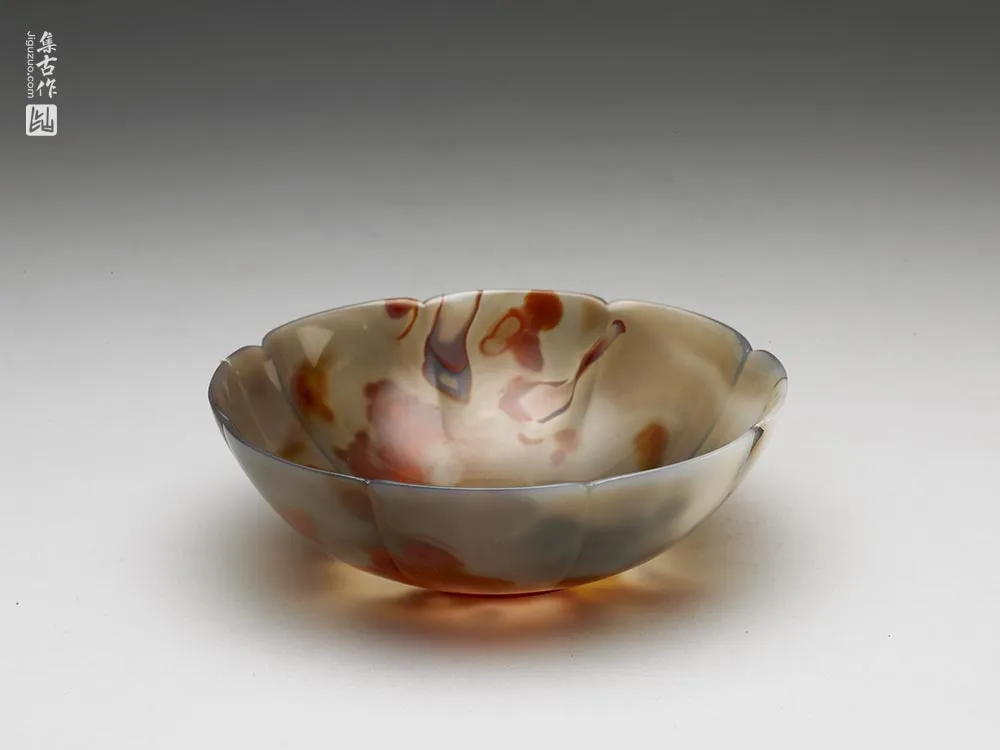 清代“玛瑙花式碗”-(1)