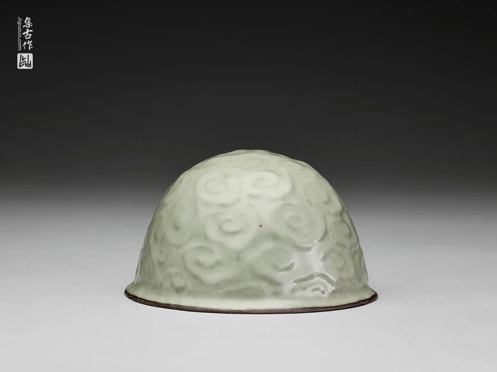 南宋“官窑青瓷云纹器盖”陶瓷器-(3)
