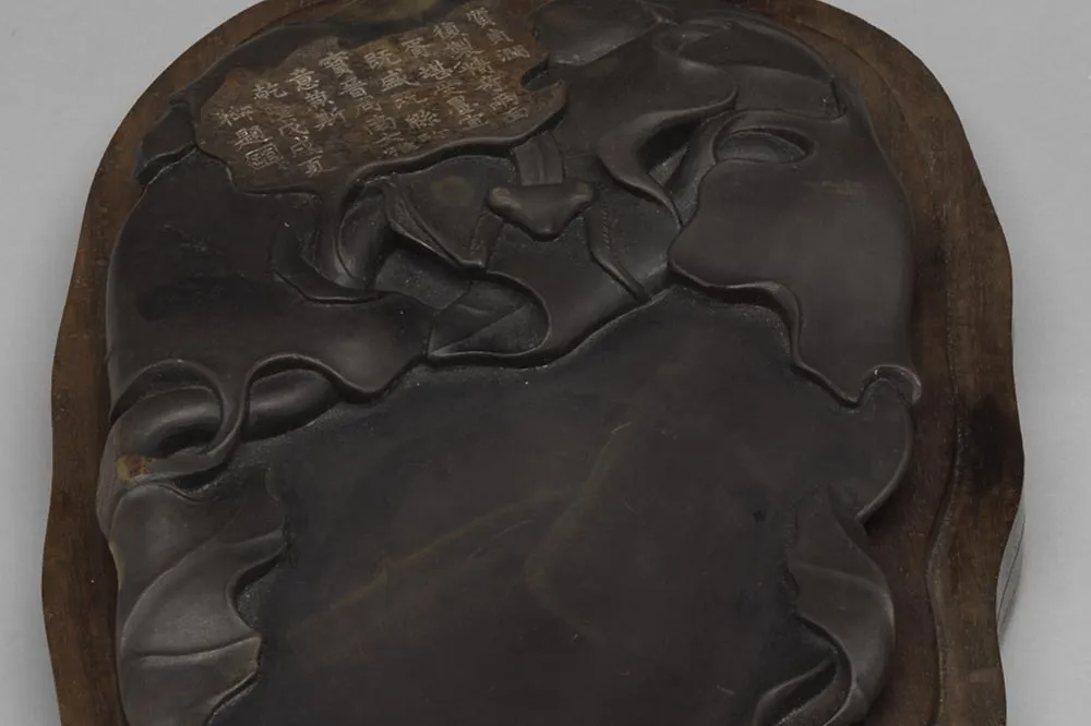 宋代螽斯瓜瓞砚局部 (1)