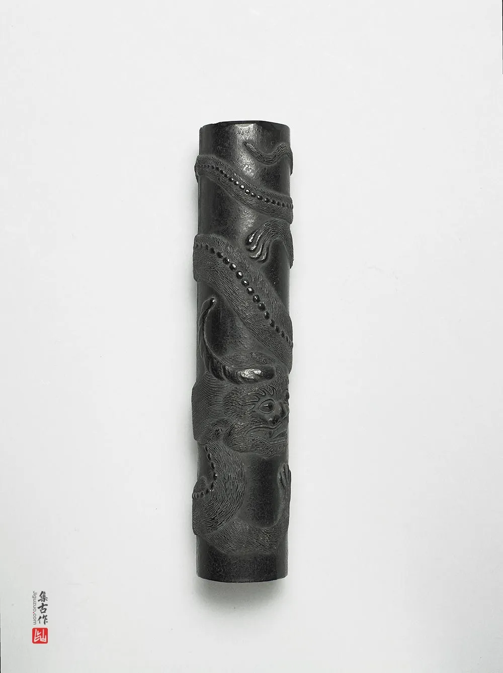 明代“山松脂圆柱墨”文具-(1)