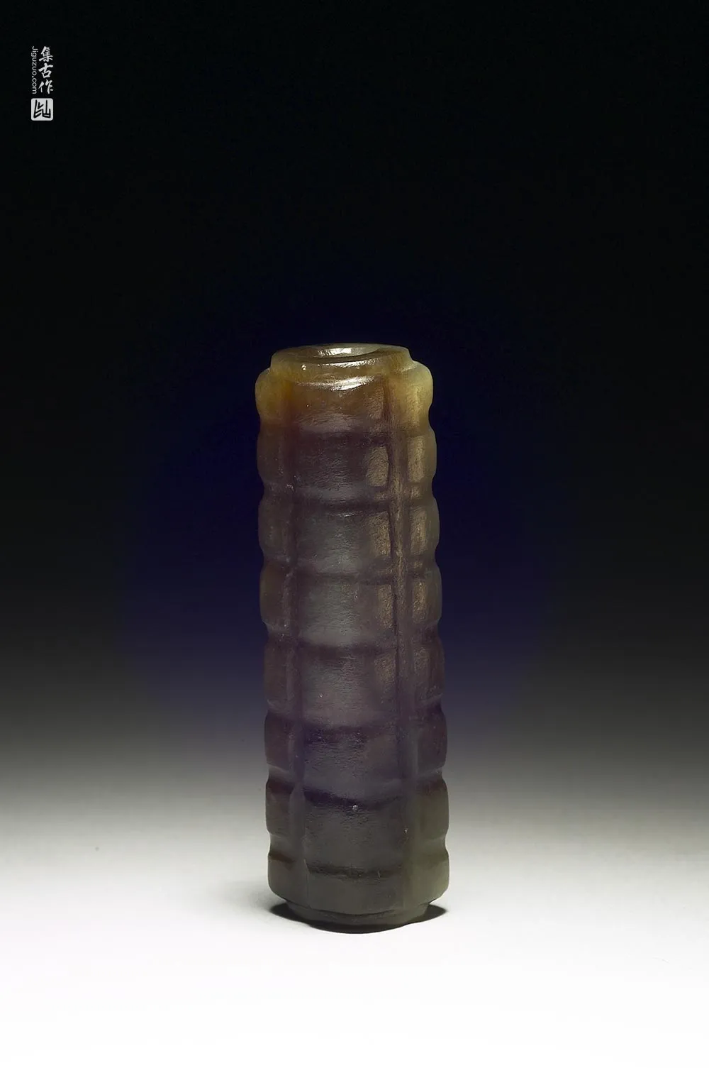 明代“玉琮形管”玉器-(1)