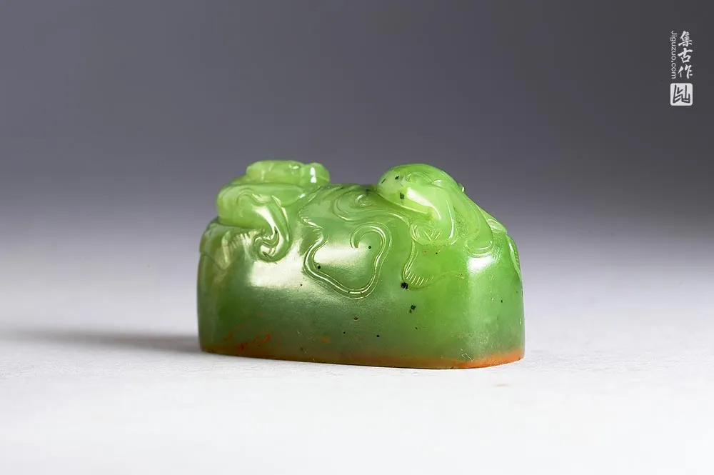 清代“墨云室玉印”玉器-(2)