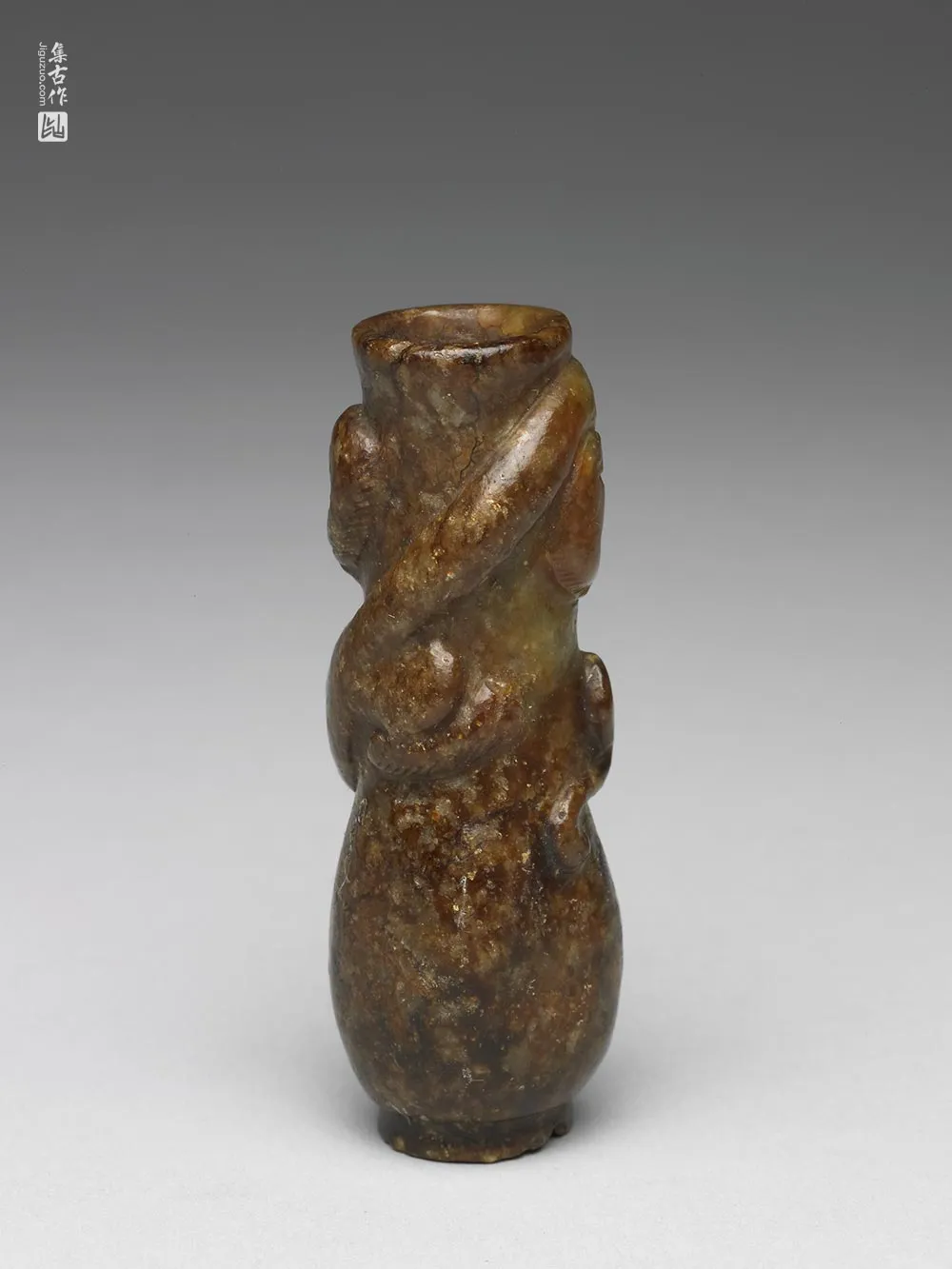 明代“玉兽纹管”玉器-(3)