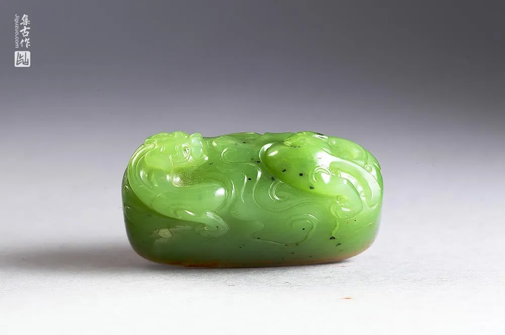 清代“墨云室玉印”玉器-(6)