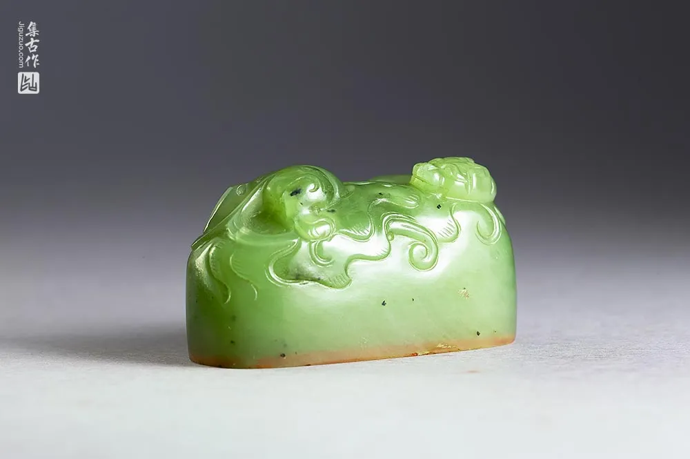 清代“墨云室玉印”玉器-(1)