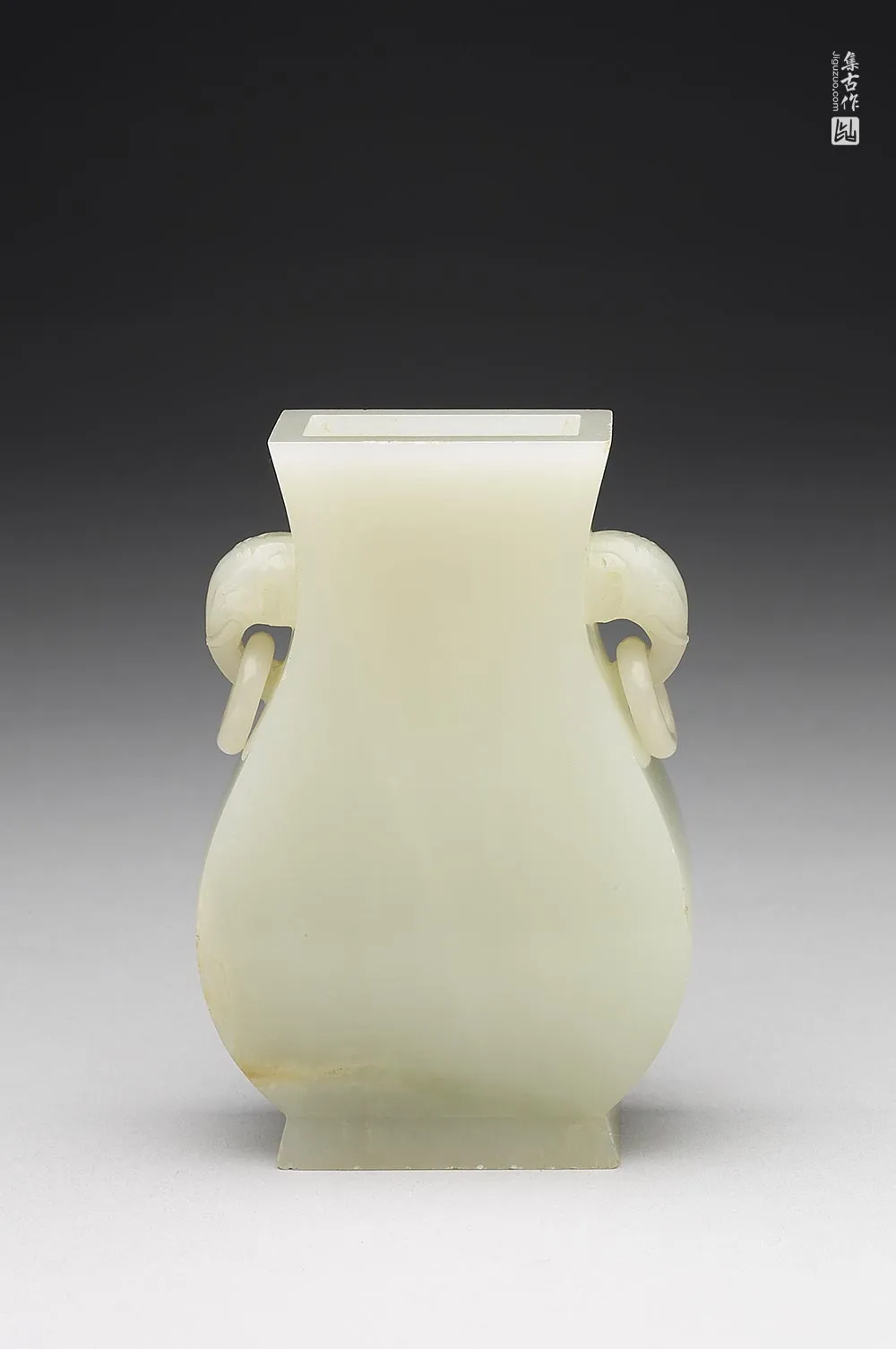 清代“玉象耳方壶”玉器-(4)