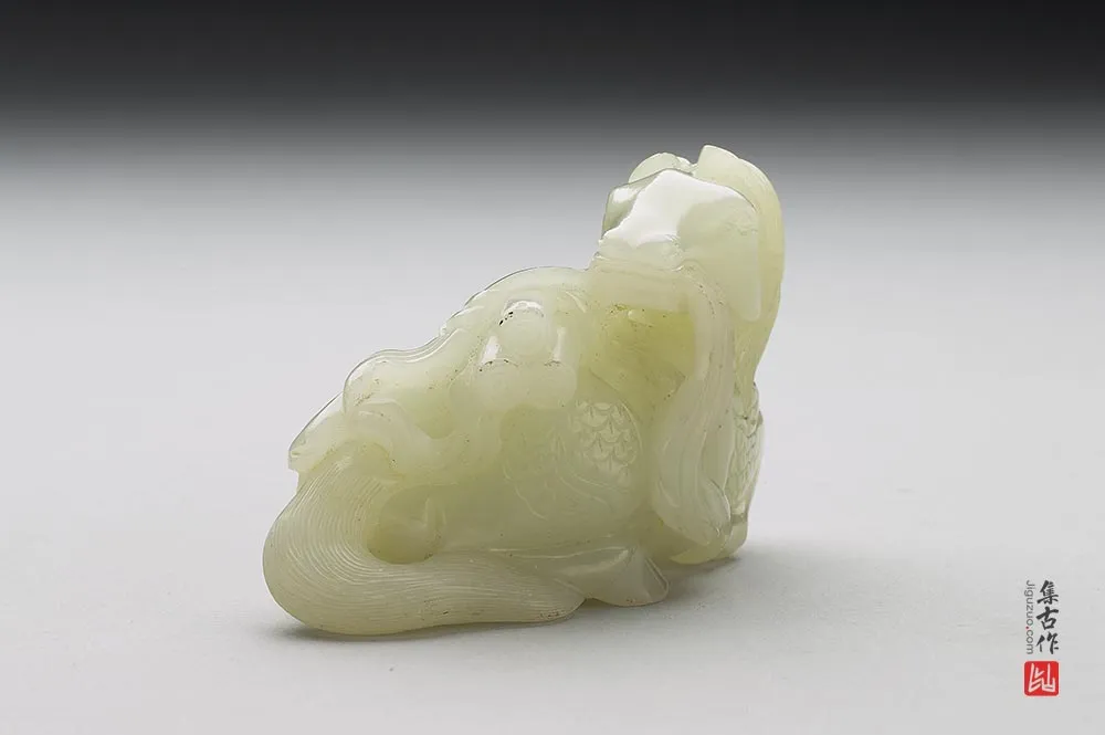 清代“玉龙马负图”玉器-(4)