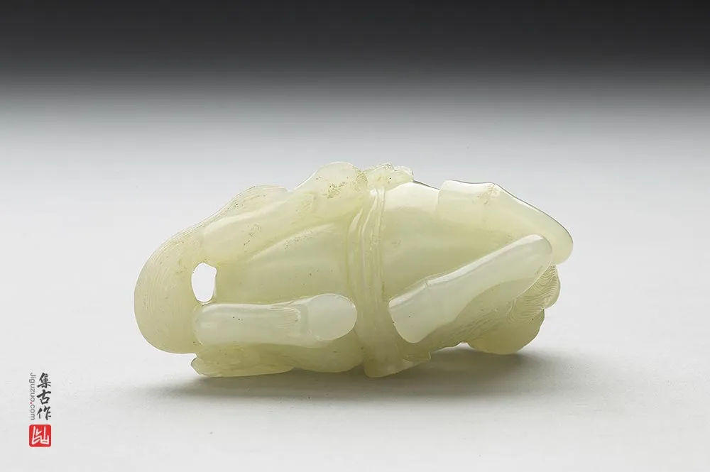 清代“玉龙马负图”玉器-(7)