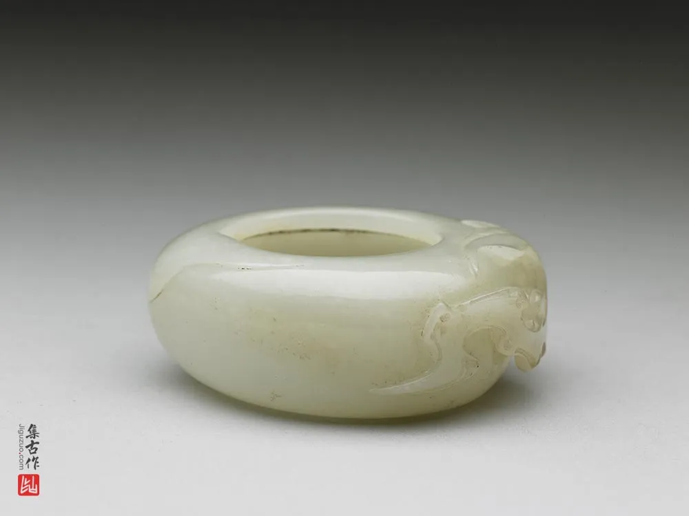 清代“玉桃形水盛”玉器-(3)