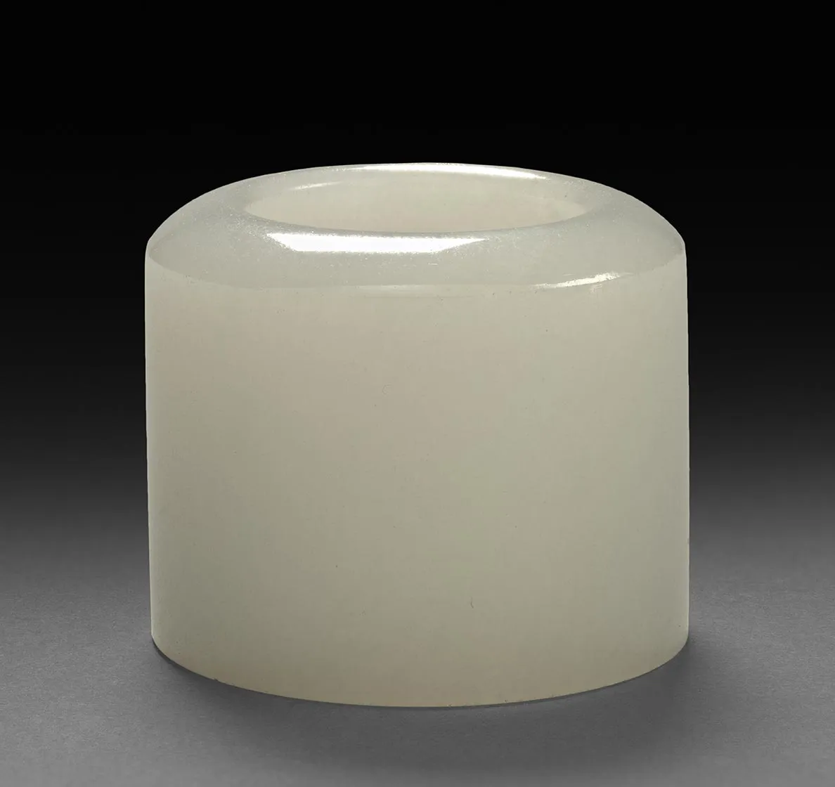 清代白玉扳指-(2)