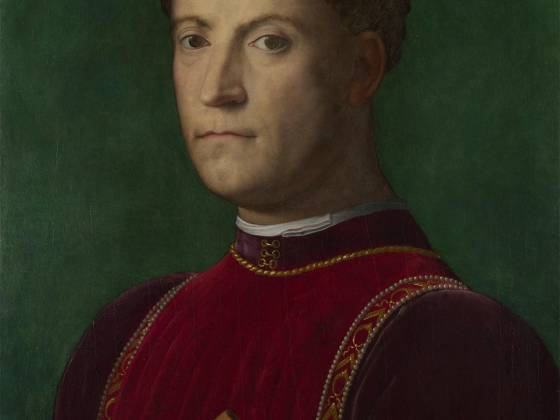 布龙齐诺油画肖像作品《皮耶罗・德・美第奇肖像》