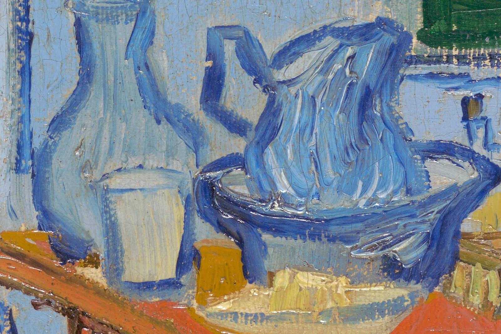 梵高《在阿尔勒的卧室》第三版超高清大图局部 (1)