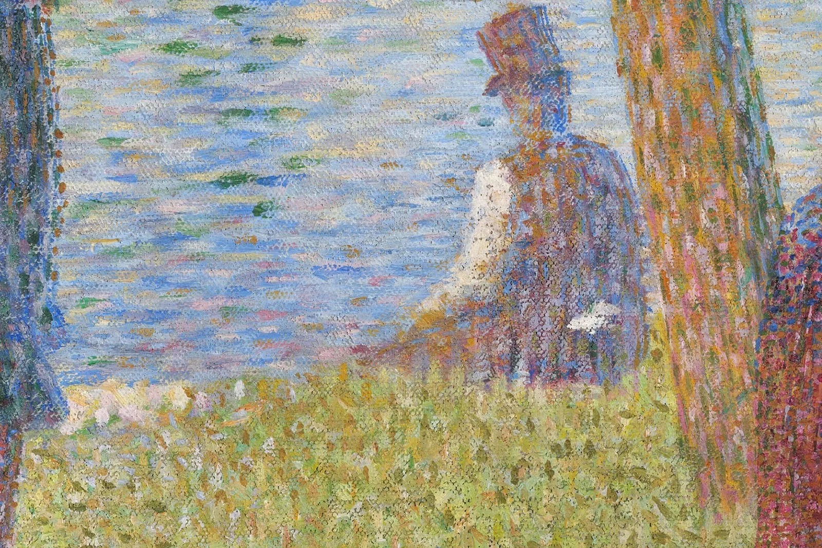 乔治·修拉《大碗岛的星期天下午》超高清大图局部 (18)