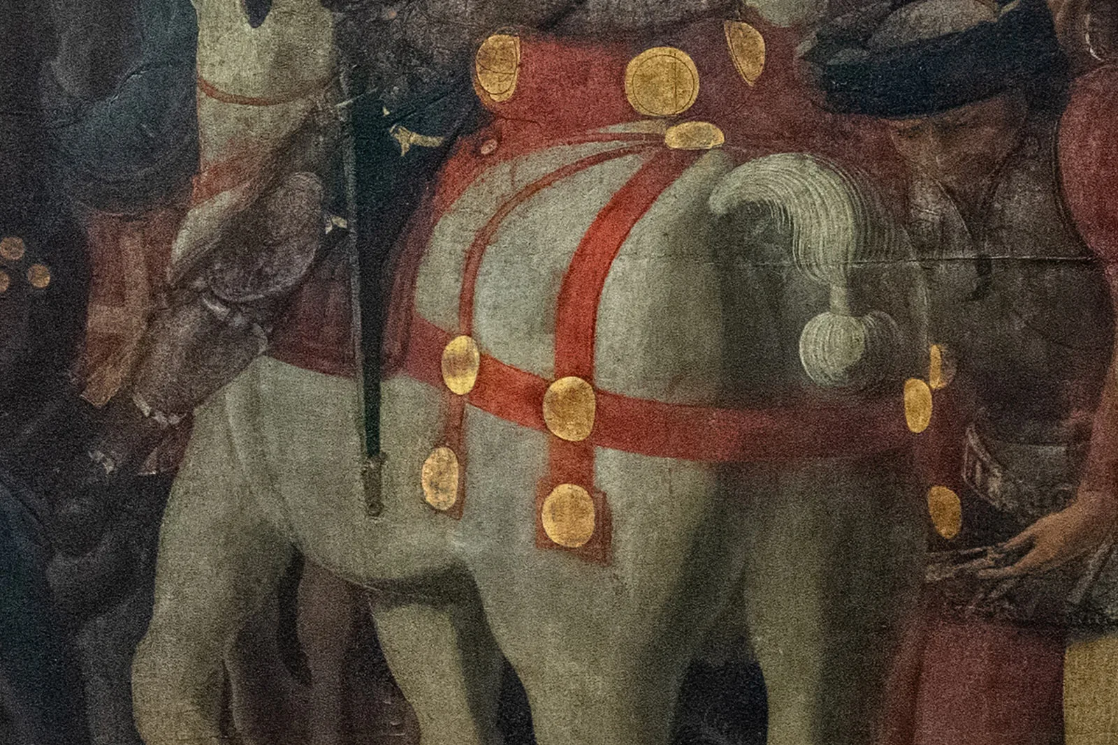 保罗·乌切洛《耶稣受难图》三联画高清大图局部 (9)