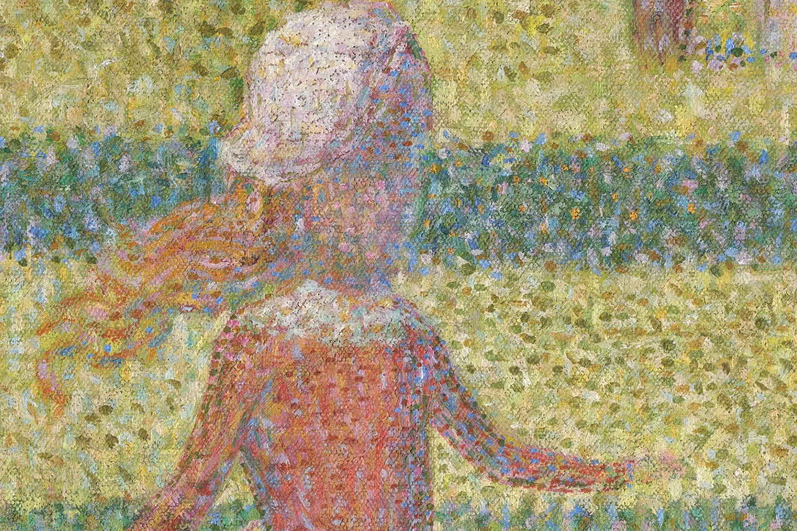 乔治·修拉《大碗岛的星期天下午》超高清大图局部 (8)