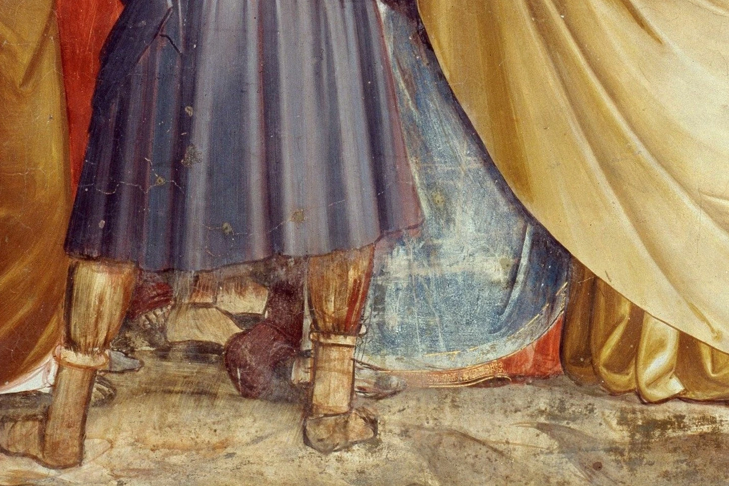 乔托《犹大之吻》局部 (3)