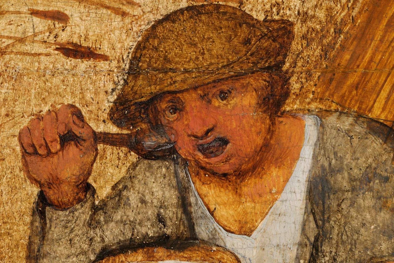 彼得·勃鲁盖尔油画《收割者》超高清大图局部 (10)