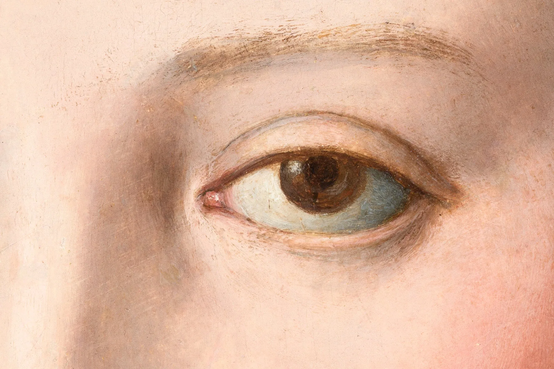 布龙齐诺矫饰主义油画肖像画作品《托莱多的埃莱奥诺拉女士肖像》超高清大图局部细节 (2)