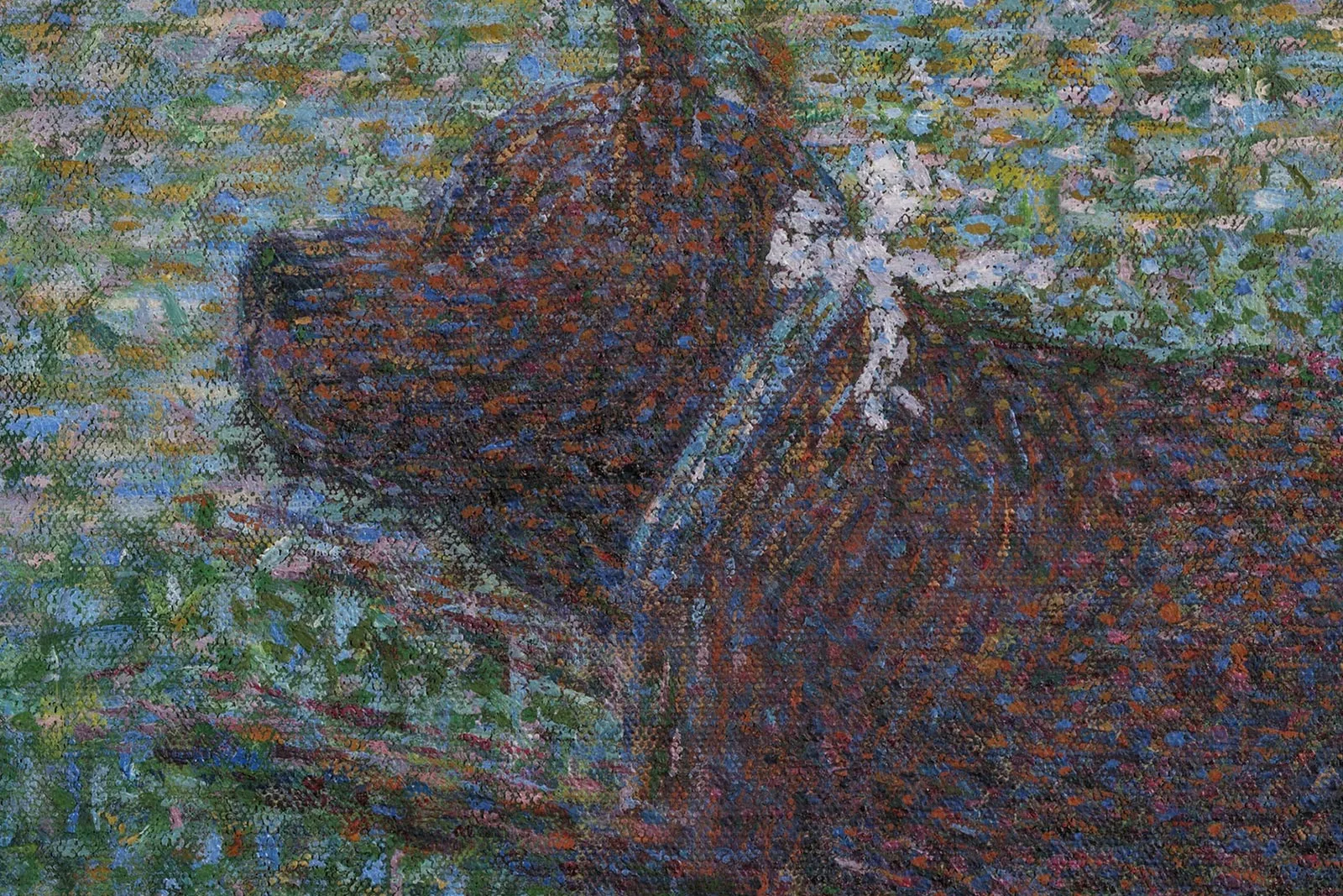 乔治·修拉《大碗岛的星期天下午》超高清大图局部 (9)